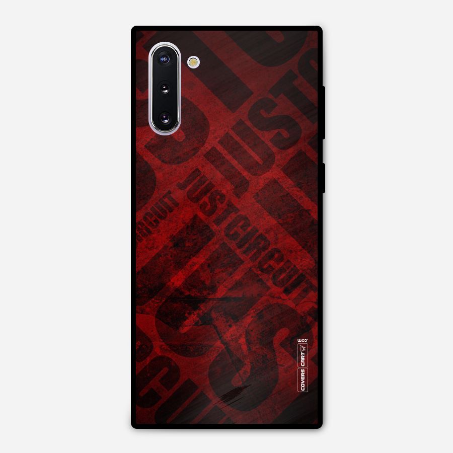 Just Circuit Metal Back Case for Galaxy Note 10