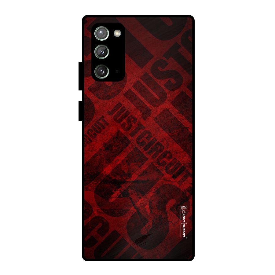 Just Circuit Metal Back Case for Galaxy Note 20