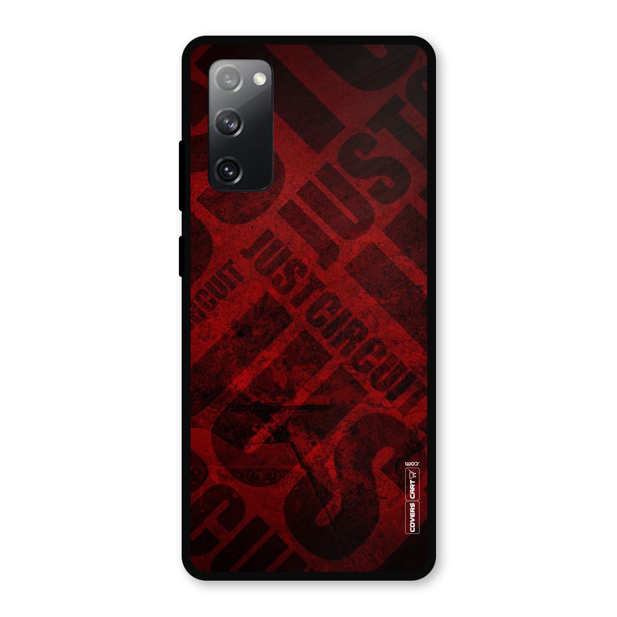 Just Circuit Metal Back Case for Galaxy S20 FE