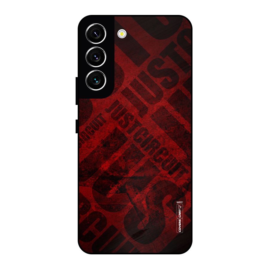 Just Circuit Metal Back Case for Galaxy S22 5G