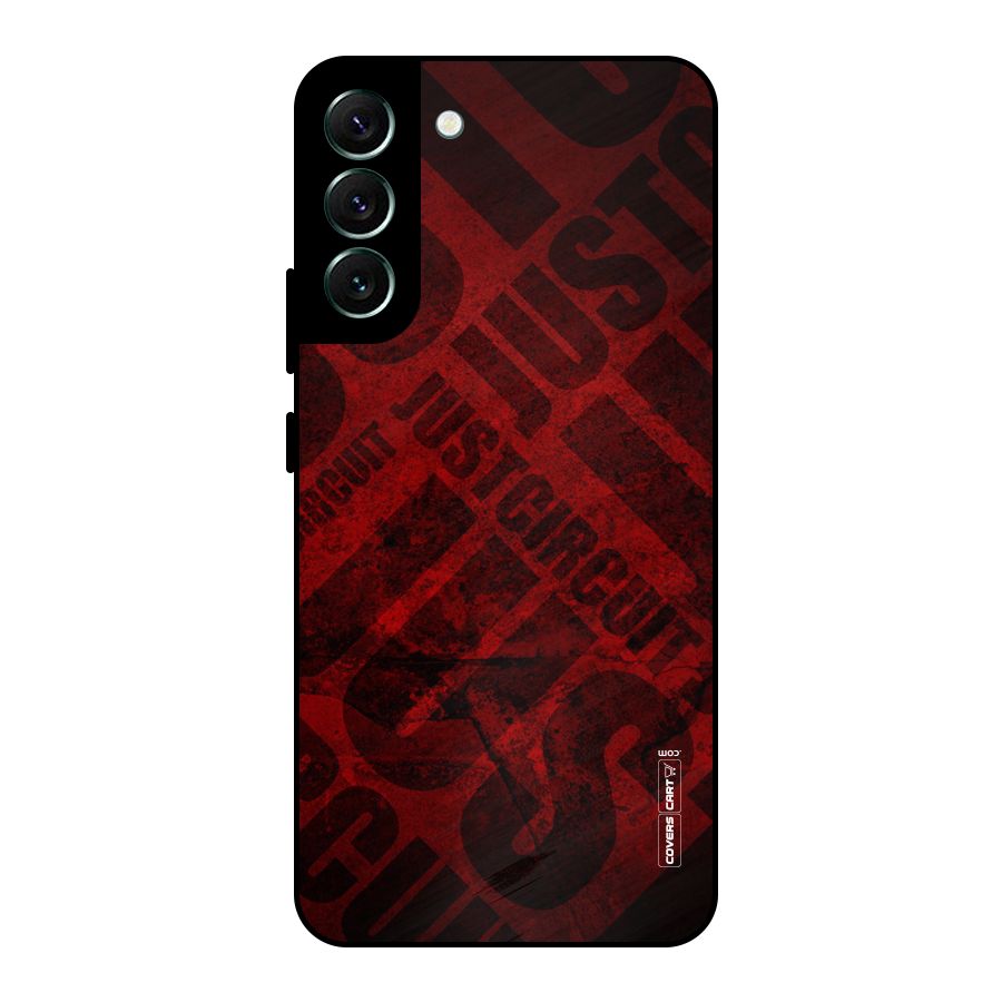 Just Circuit Metal Back Case for Galaxy S22 Plus 5G