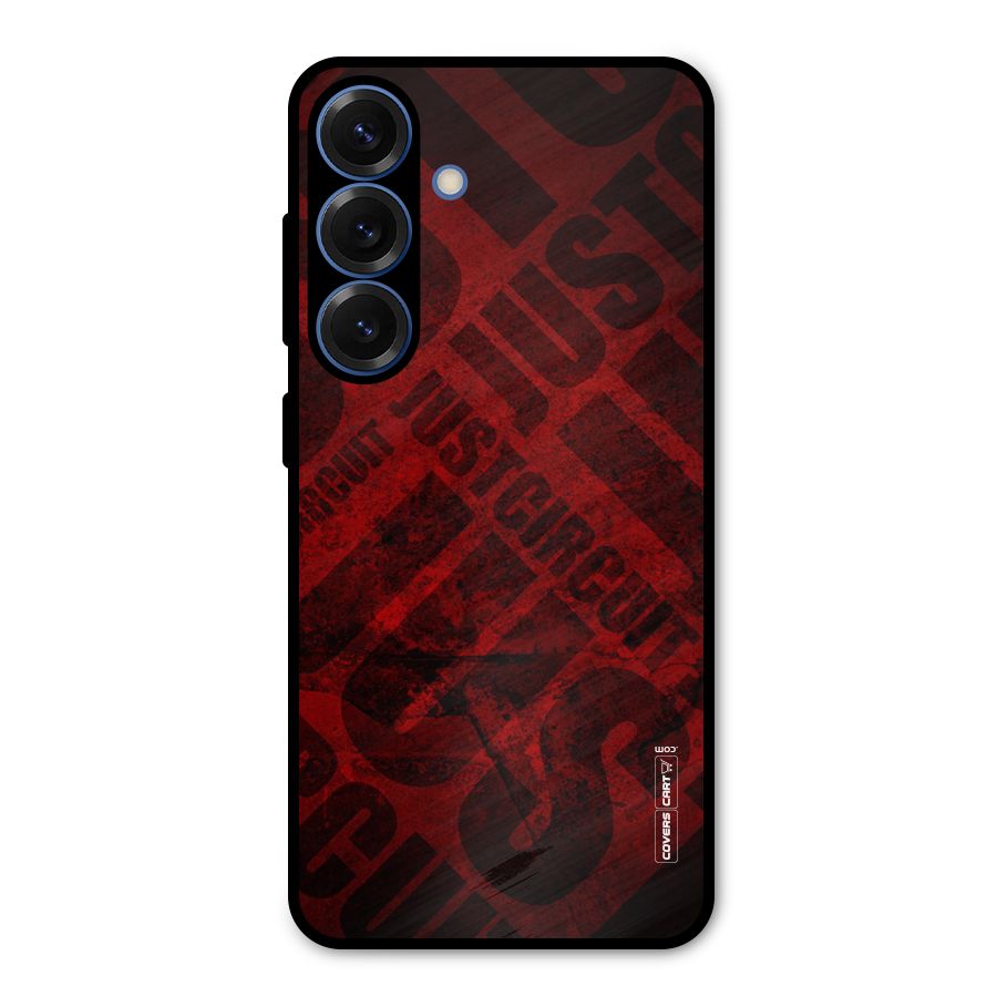 Just Circuit Metal Back Case for Galaxy S25