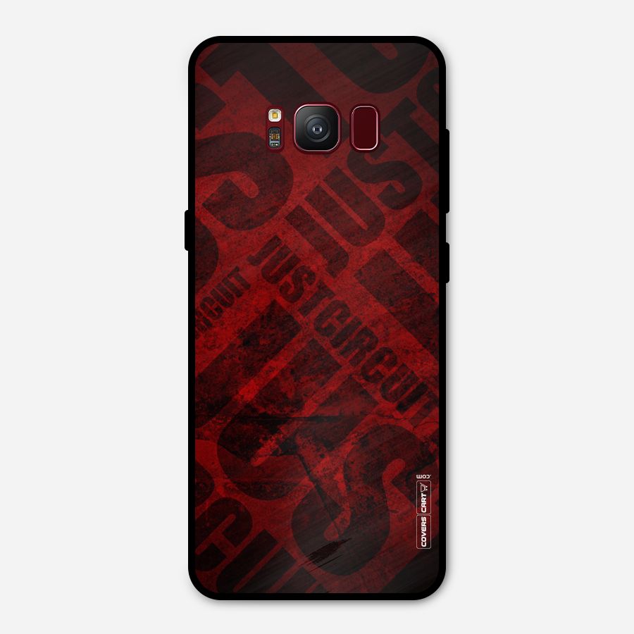 Just Circuit Metal Back Case for Galaxy S8
