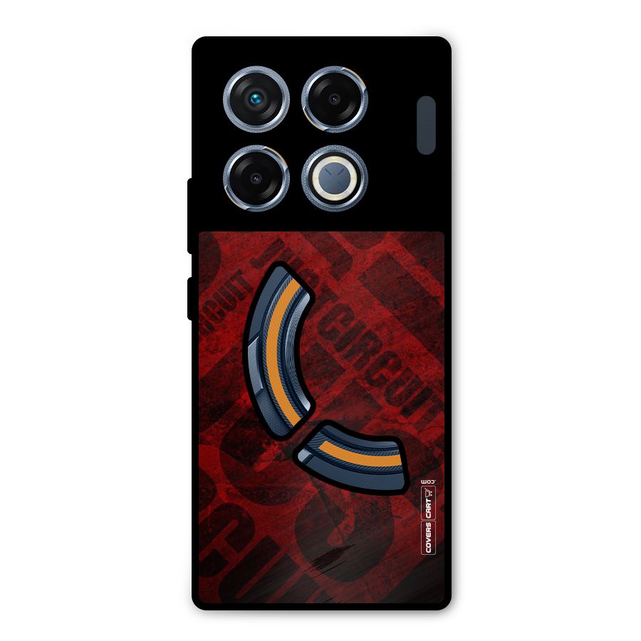 Just Circuit Metal Back Case for Infinix GT 20 Pro