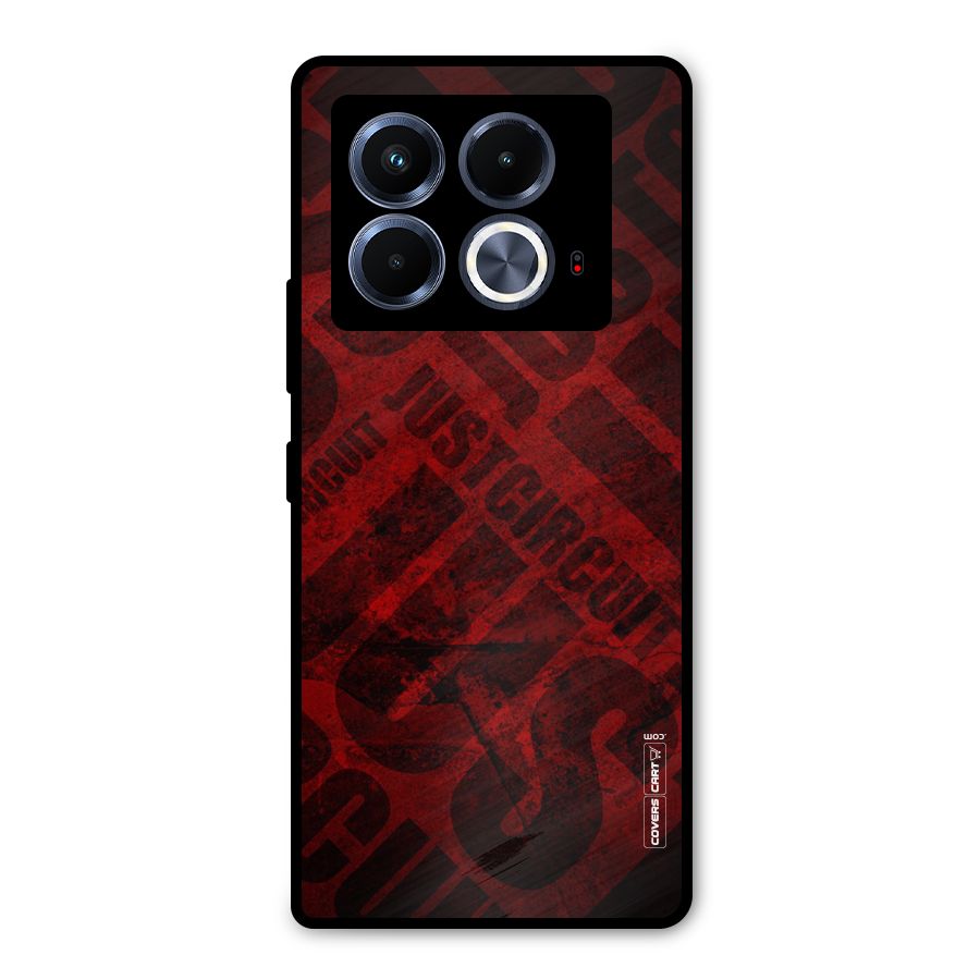 Just Circuit Metal Back Case for Infinix Note 40 5G