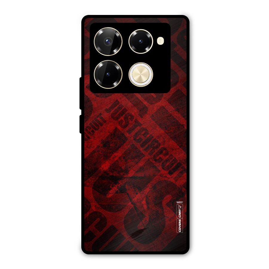 Just Circuit Metal Back Case for Infinix Note 40 Pro