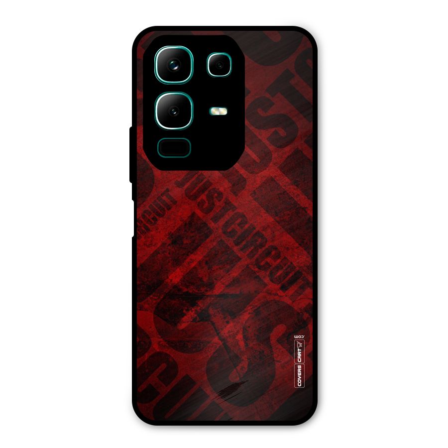 Just Circuit Metal Back Case for Infinix Note 50x