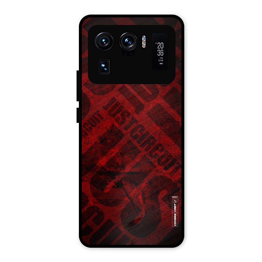 Just Circuit Metal Back Case for Mi 11 Ultra