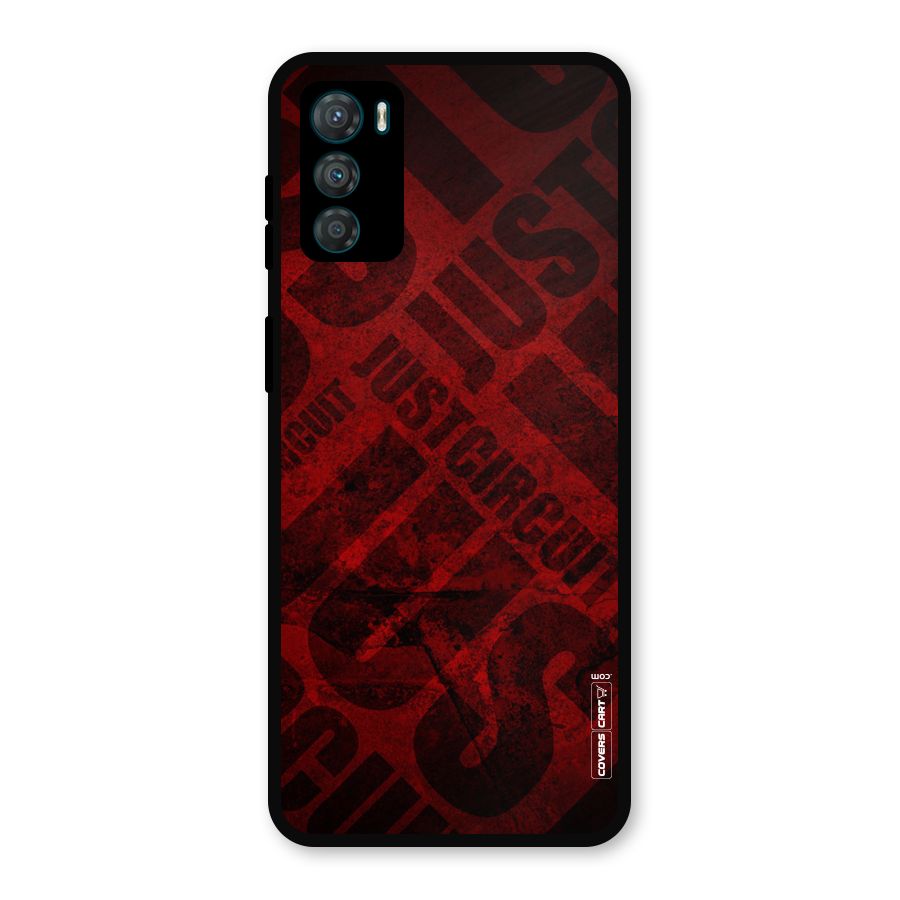 Just Circuit Metal Back Case for Moto G42