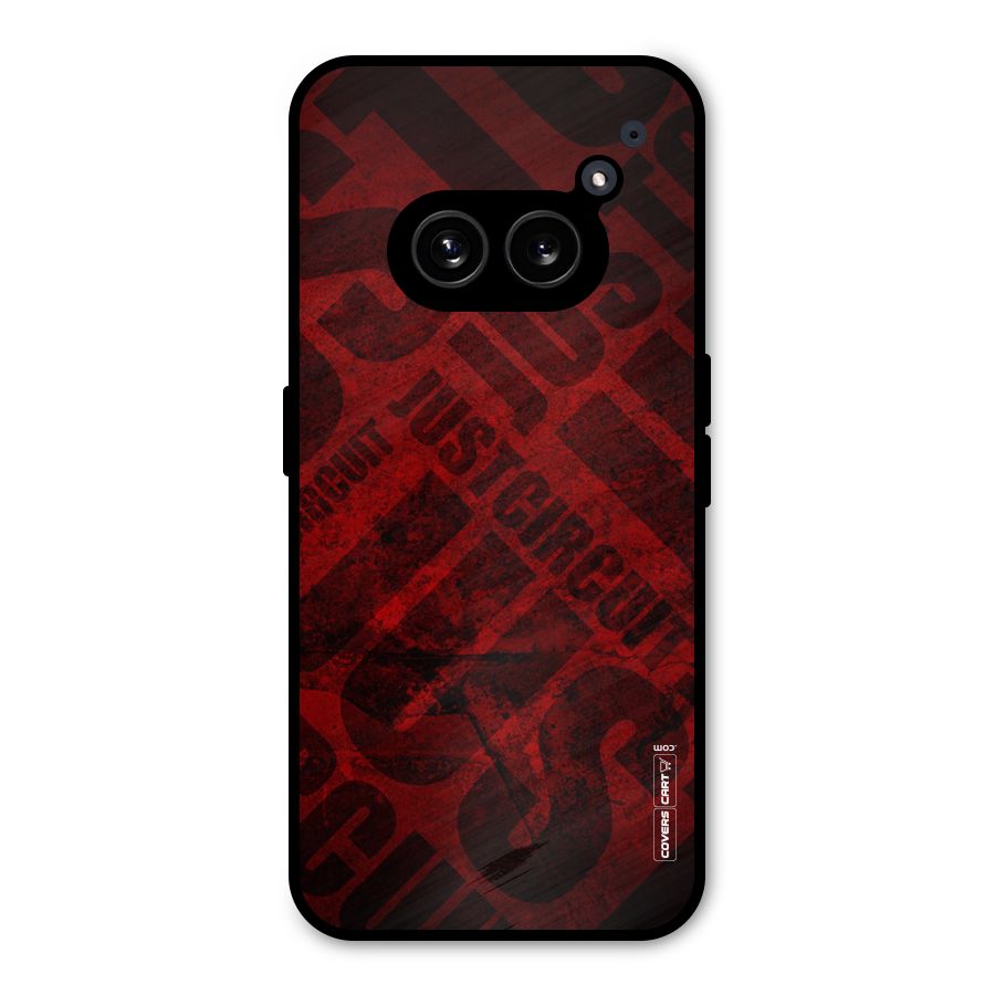 Just Circuit Metal Back Case for Nothing Phone 2a Plus