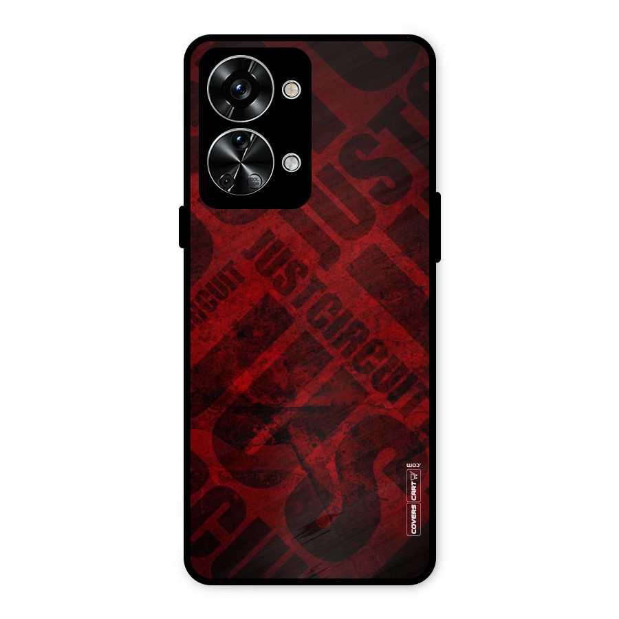 Just Circuit Metal Back Case for OnePlus Nord 2T