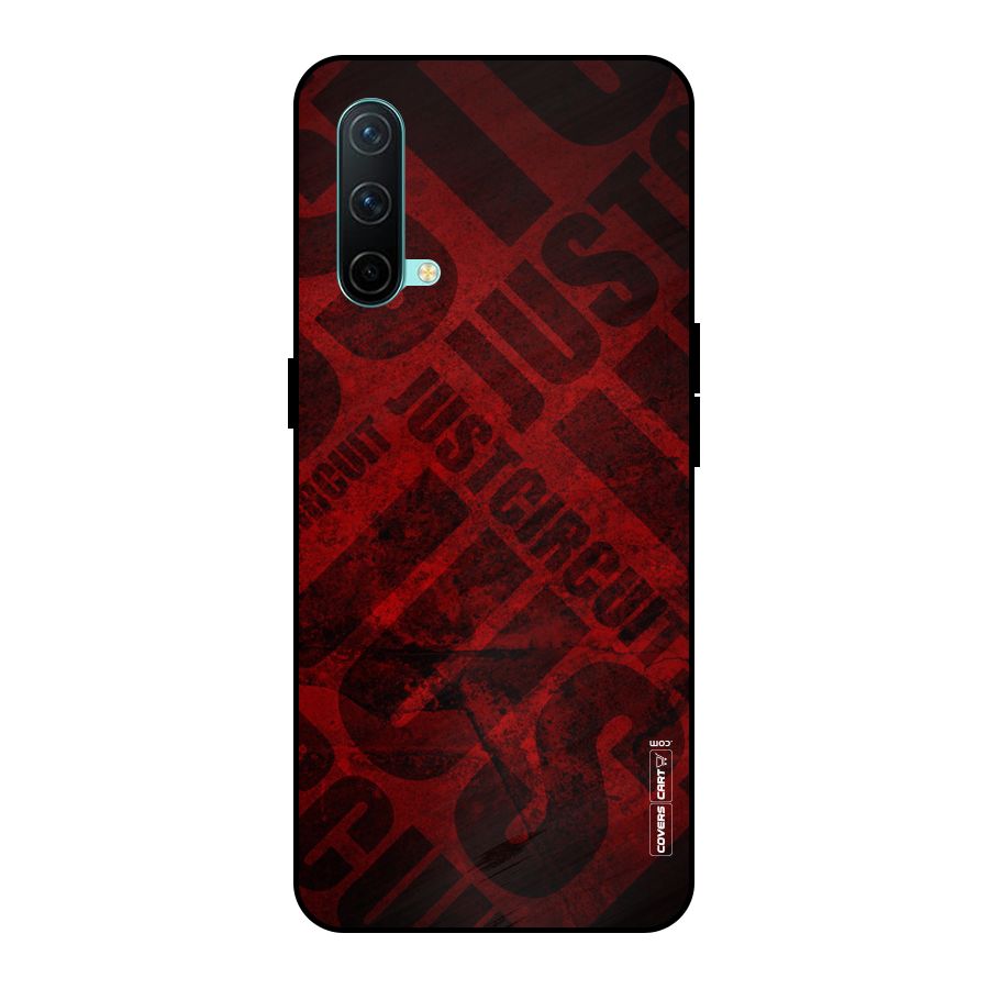 Just Circuit Metal Back Case for OnePlus Nord CE 5G