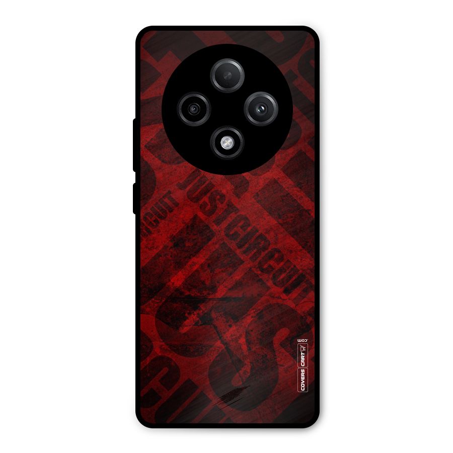 Just Circuit Metal Back Case for Oppo F27 Pro Plus