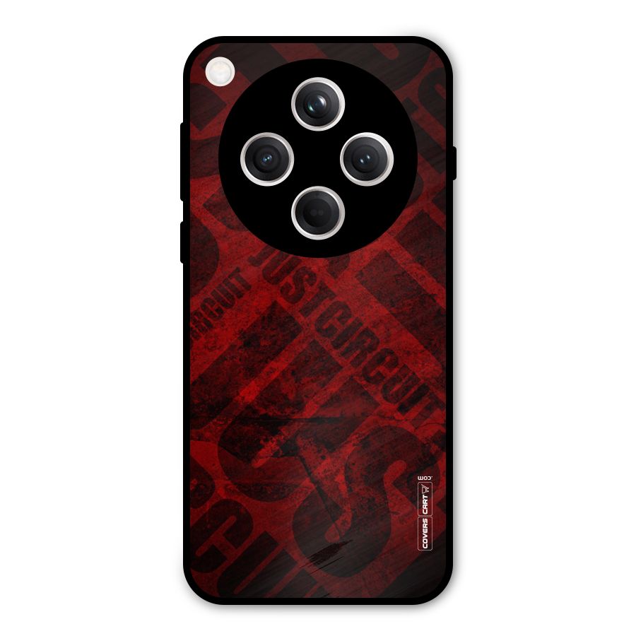 Just Circuit Metal Back Case for Oppo Find X8