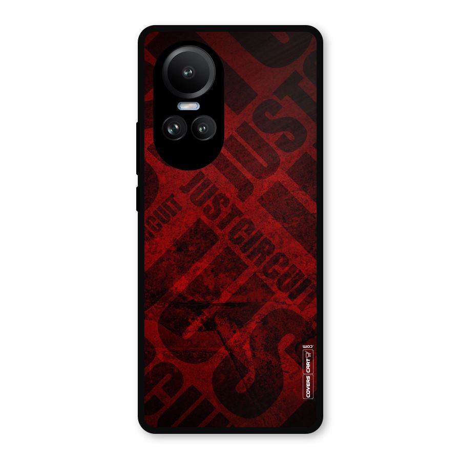 Just Circuit Metal Back Case for Oppo Reno10 Pro