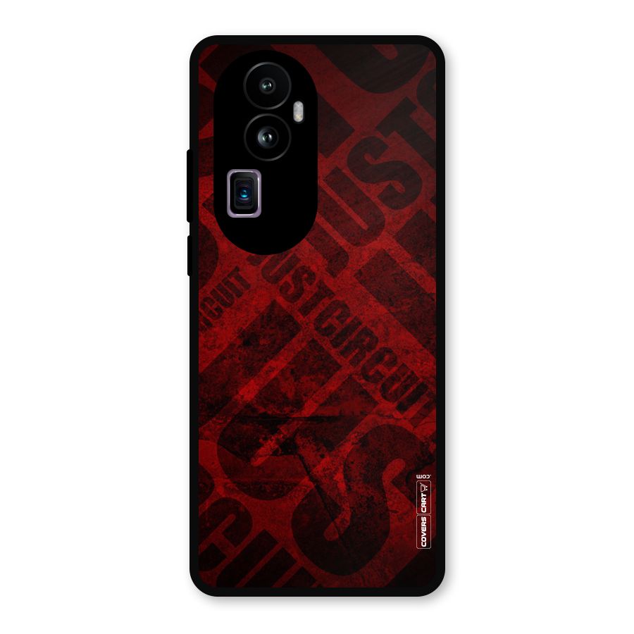 Just Circuit Metal Back Case for Oppo Reno10 Pro Plus