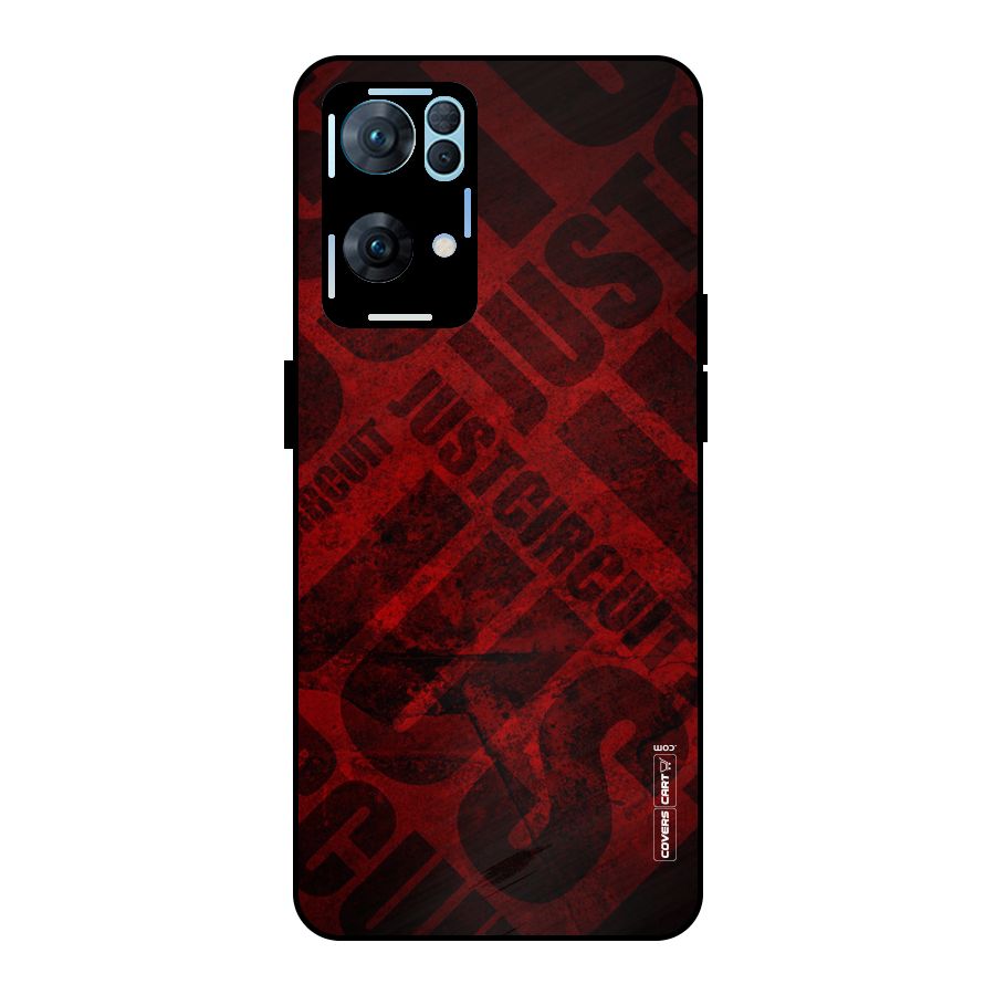Just Circuit Metal Back Case for Oppo Reno7 Pro 5G