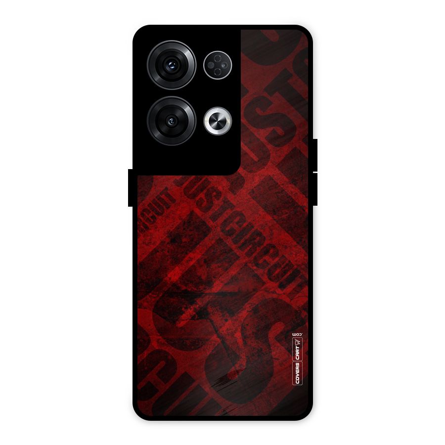 Just Circuit Metal Back Case for Oppo Reno8 Pro 5G