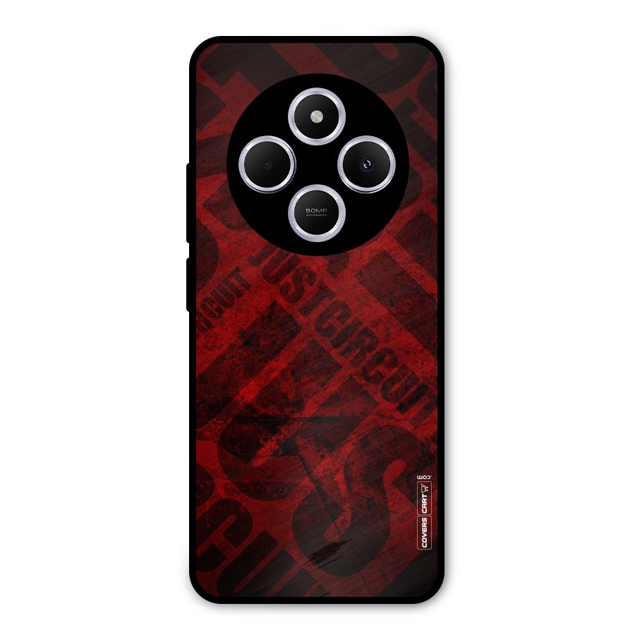 Just Circuit Metal Back Case for Poco C75 5G