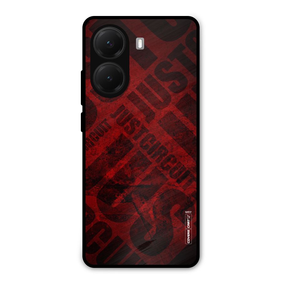 Just Circuit Metal Back Case for Poco X7 Pro