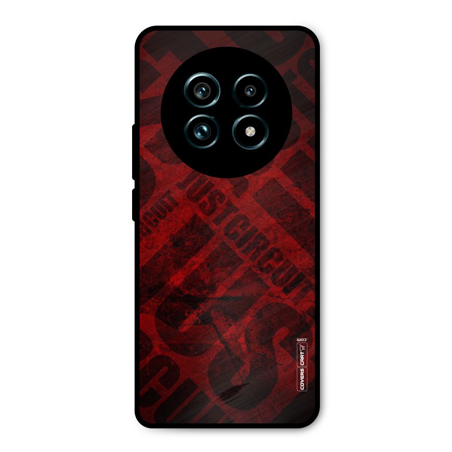 Just Circuit Metal Back Case for Realme 13 Pro Plus