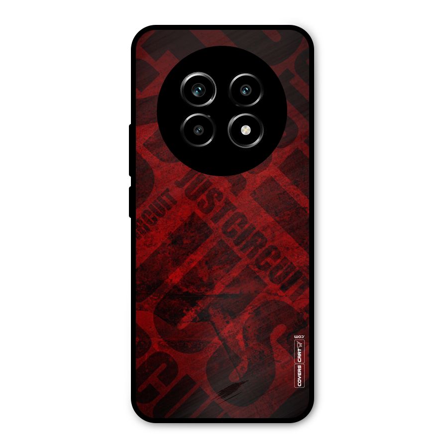 Just Circuit Metal Back Case for Realme 14 Pro Lite