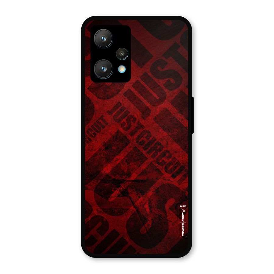 Just Circuit Metal Back Case for Realme 9