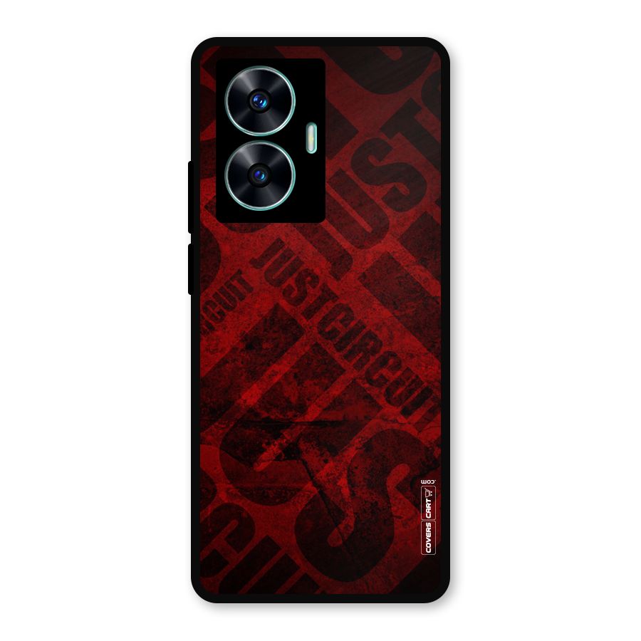 Just Circuit Metal Back Case for Realme C55