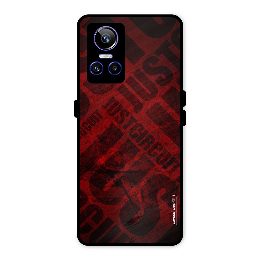 Just Circuit Metal Back Case for Realme GT Neo 3