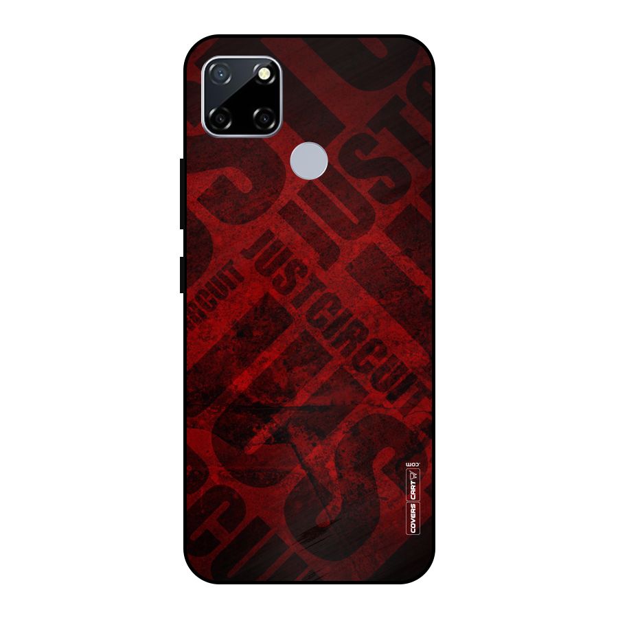 Just Circuit Metal Back Case for Realme Narzo 20