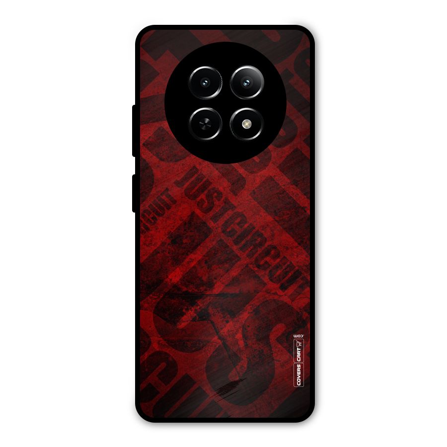 Just Circuit Metal Back Case for Realme Narzo 70x 5G