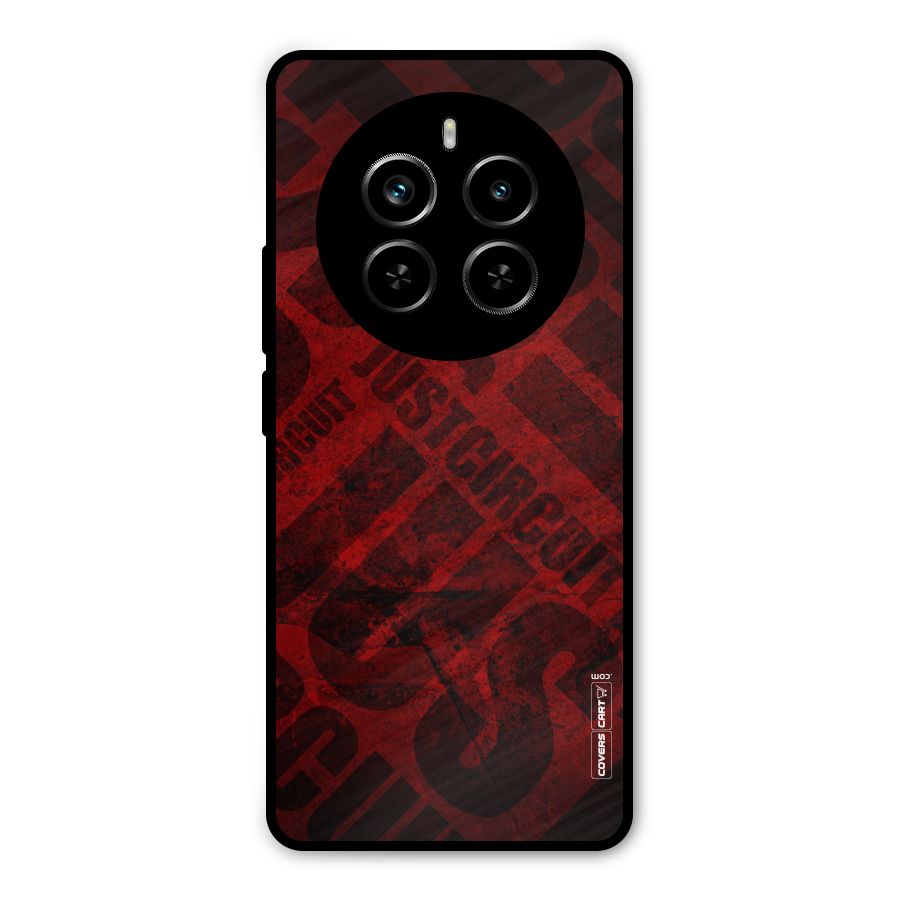 Just Circuit Metal Back Case for Realme P1 Pro