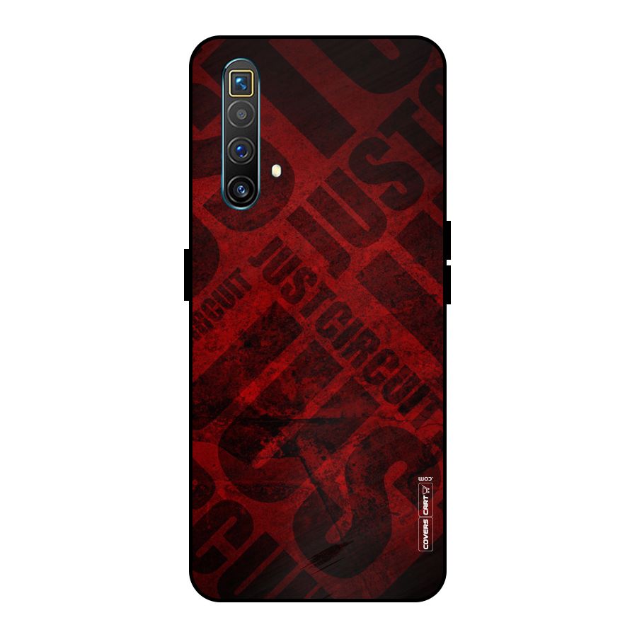 Just Circuit Metal Back Case for Realme X3