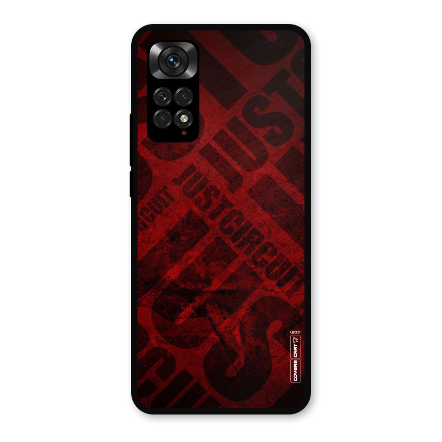 Just Circuit Metal Back Case for Redmi Note 11