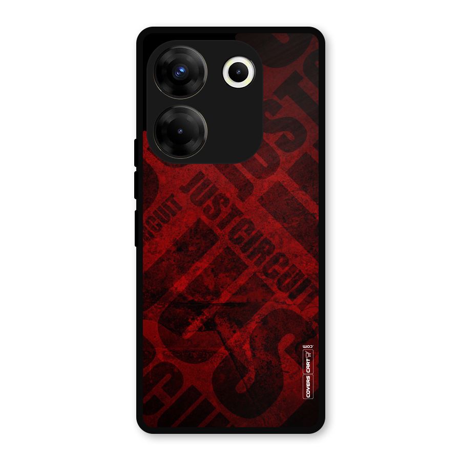 Just Circuit Metal Back Case for Tecno Camon 20