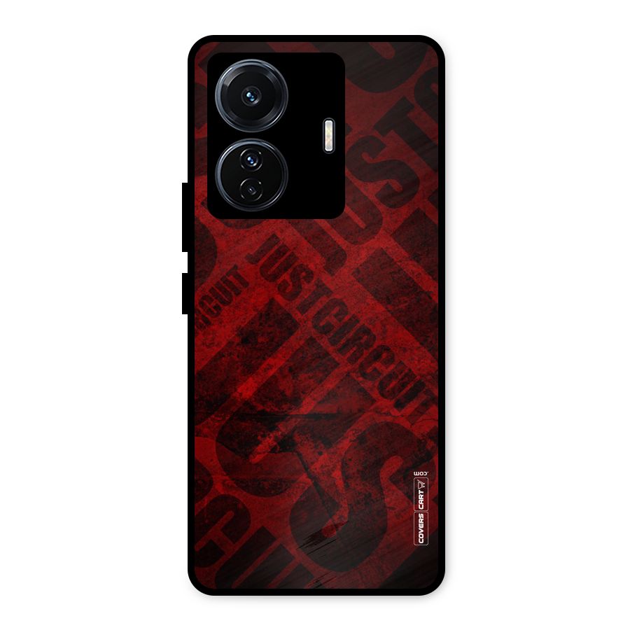 Just Circuit Metal Back Case for Vivo T1 Pro