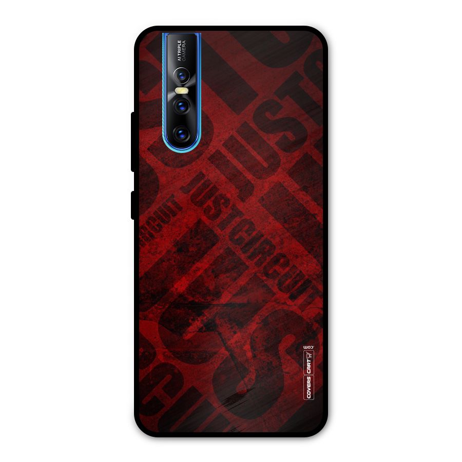 Just Circuit Metal Back Case for Vivo V15 Pro