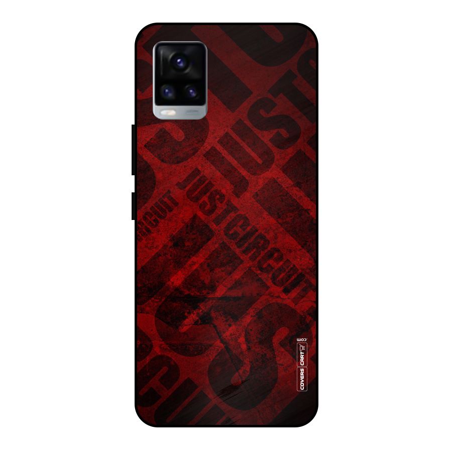 Just Circuit Metal Back Case for Vivo V20