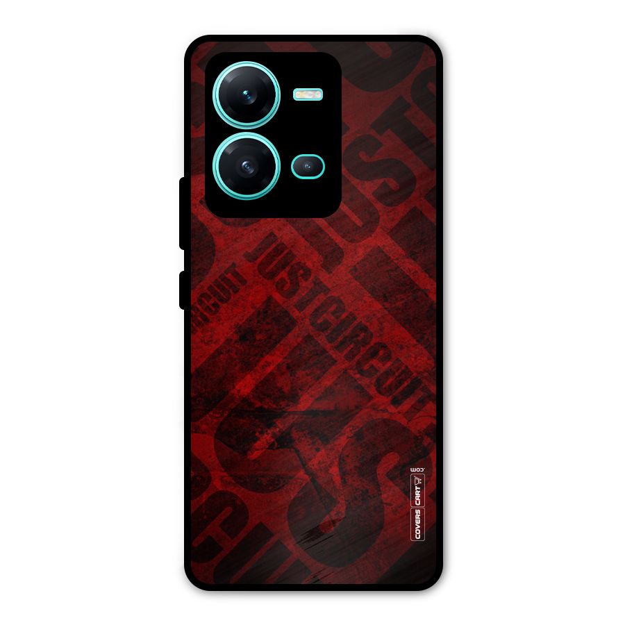 Just Circuit Metal Back Case for Vivo V25