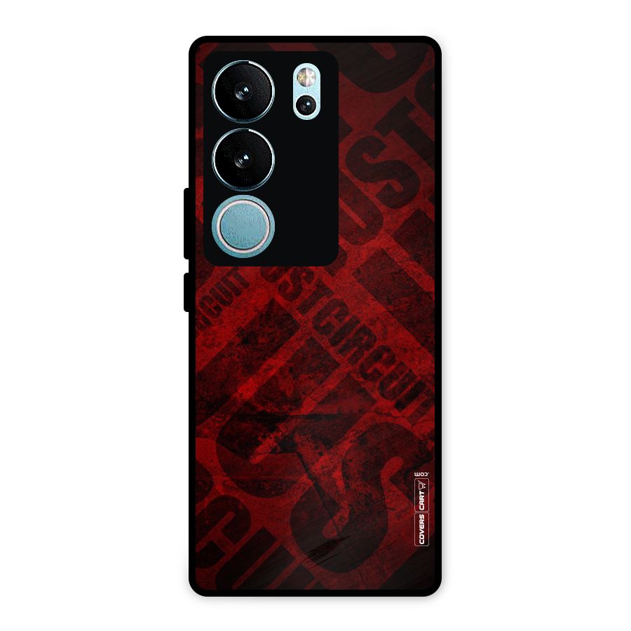 Just Circuit Metal Back Case for Vivo V29