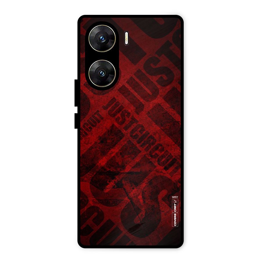 Just Circuit Metal Back Case for Vivo V29e