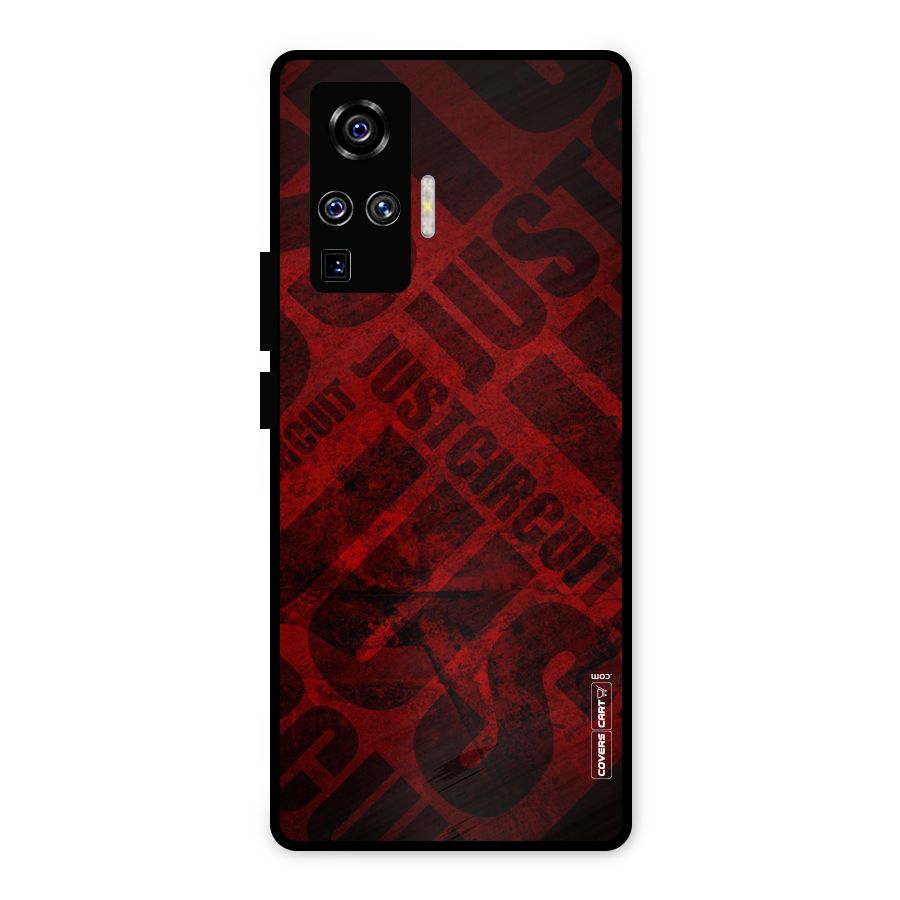 Just Circuit Metal Back Case for Vivo X50 Pro