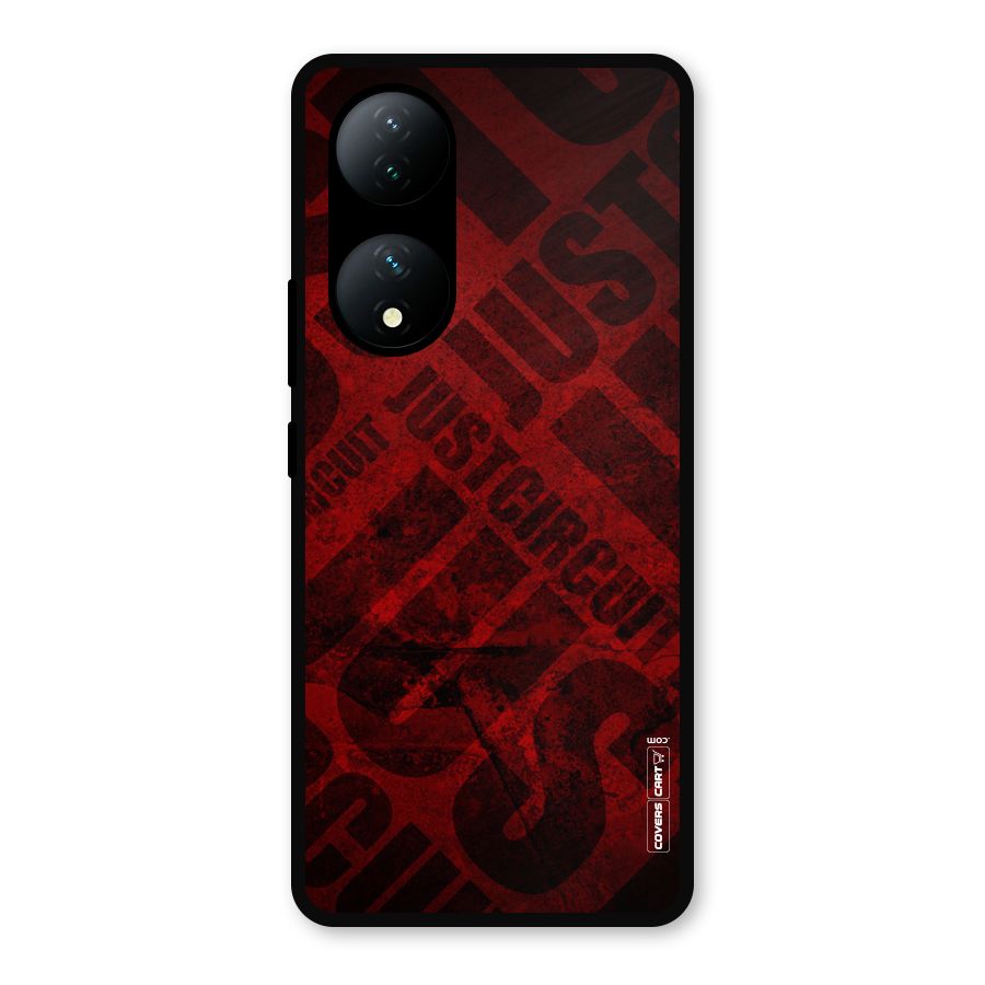Just Circuit Metal Back Case for Vivo Y100a