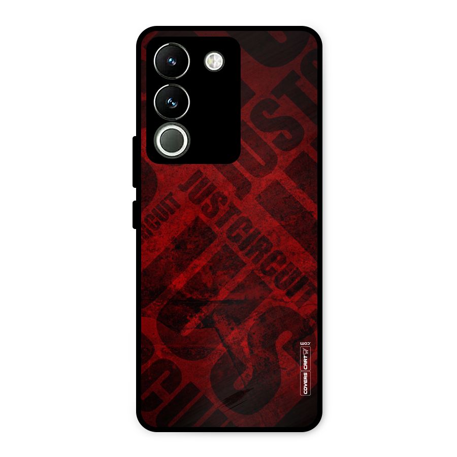 Just Circuit Metal Back Case for Vivo Y200