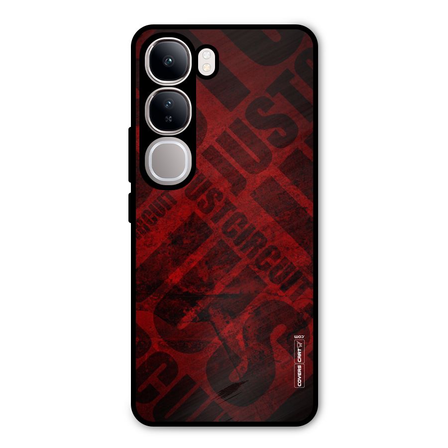 Just Circuit Metal Back Case for Vivo Y300