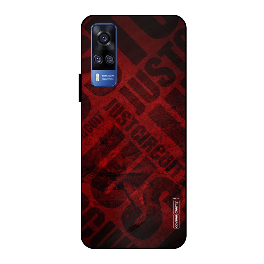 Just Circuit Metal Back Case for Vivo Y51
