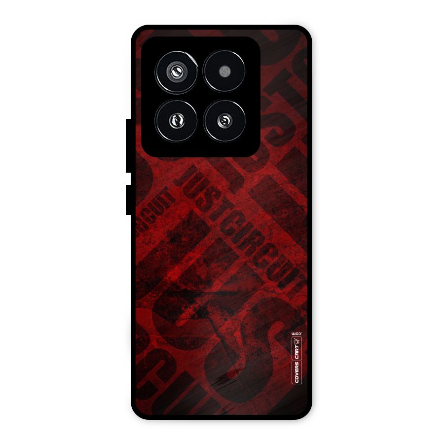 Just Circuit Metal Back Case for Xiaomi 14 Pro