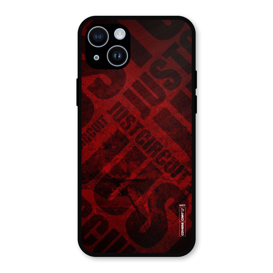 Just Circuit Metal Back Case for iPhone 14