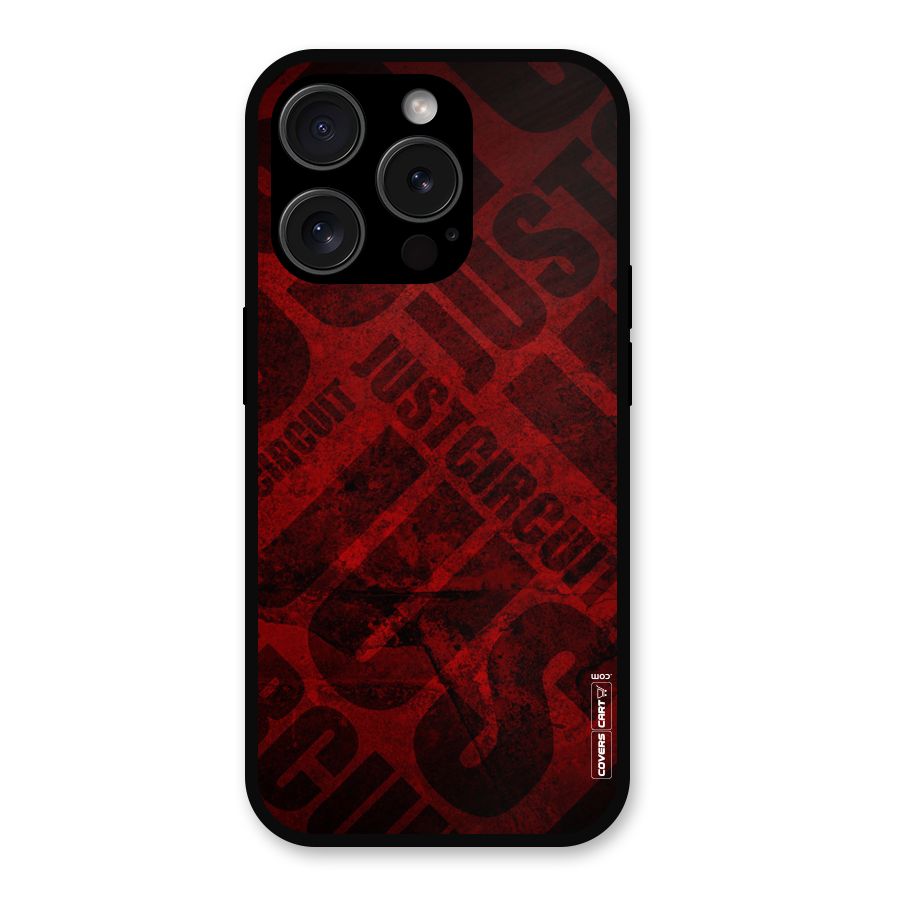 Just Circuit Metal Back Case for iPhone 15 Pro