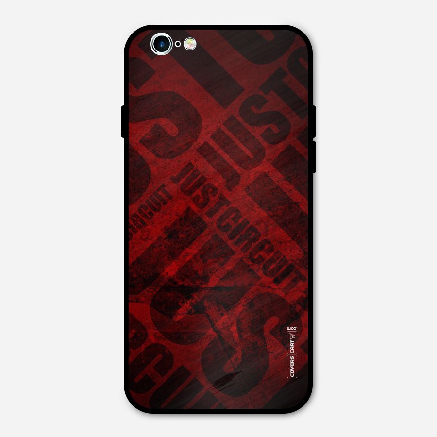 Just Circuit Metal Back Case for iPhone 6 6s